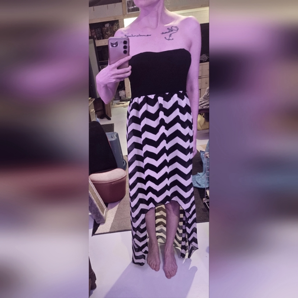 Strapless dress